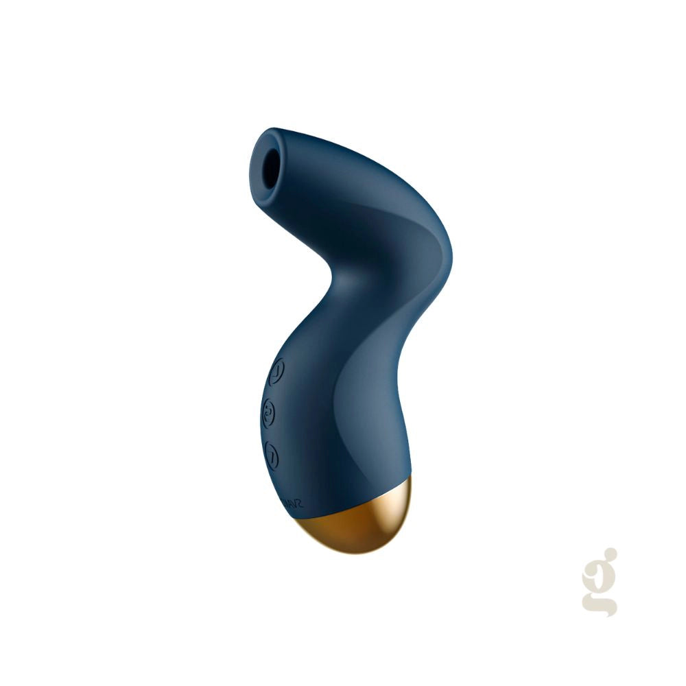 Vista de perfil que resalta la curva ergonómica y el acabado sedoso del Pulse Pure.