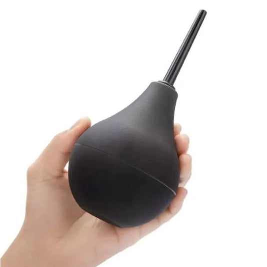 Referencia de uso de la ducha de higiene posterior negra.
