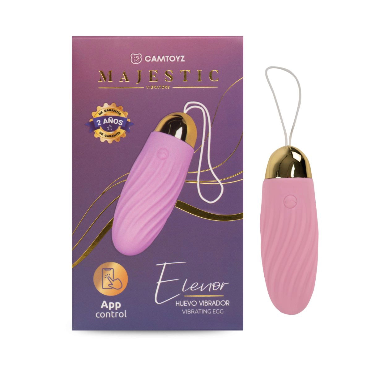 Presentación premium de la línea Majestic de Camtoyz para el modelo Elenor.