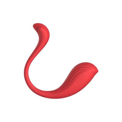Masajeador interactivo Svakom Phoenix Neo 2 con diseño ergonómico en silicona roja.